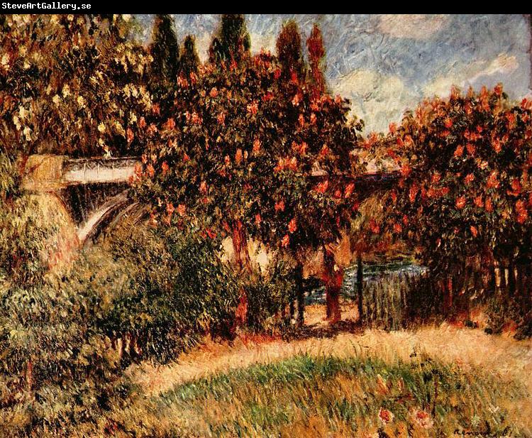 Pierre-Auguste Renoir Eisenbahnbrucke von Chatou